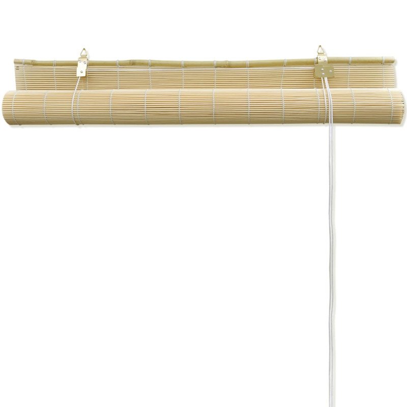 vidaXL Roleta, bambus 140x220 cm, prírodná farba