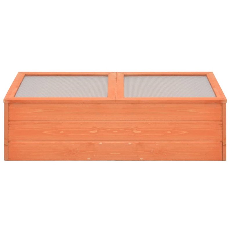 vidaXL Skleník, drevo 100x50x34 cm