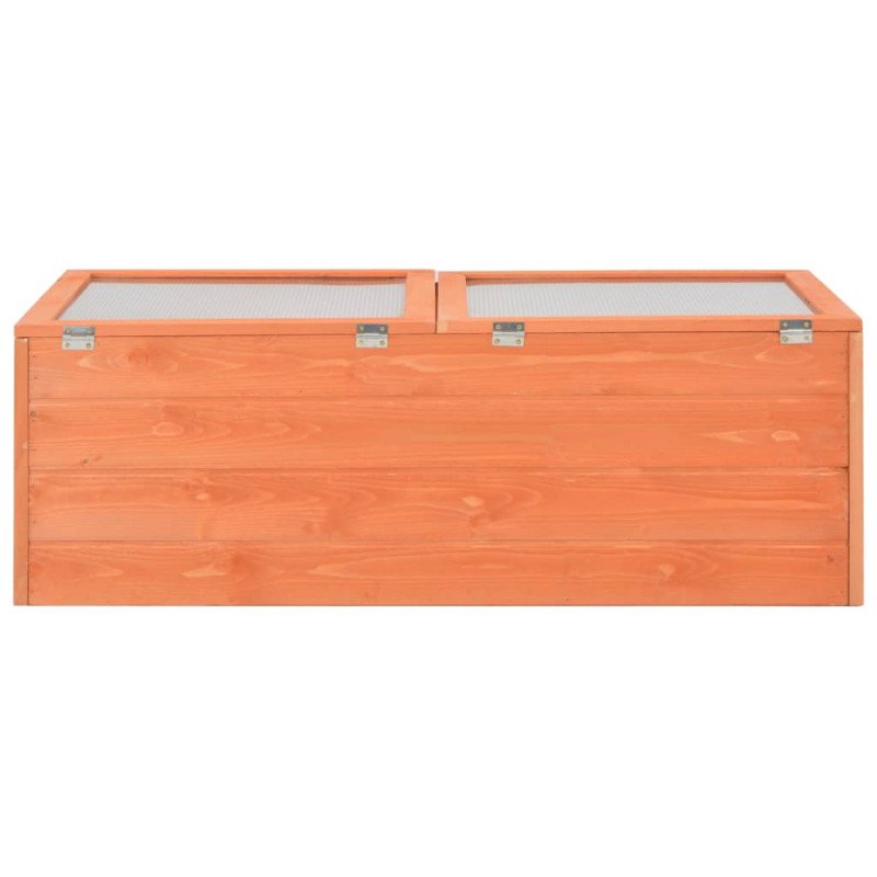 vidaXL Skleník, drevo 100x50x34 cm