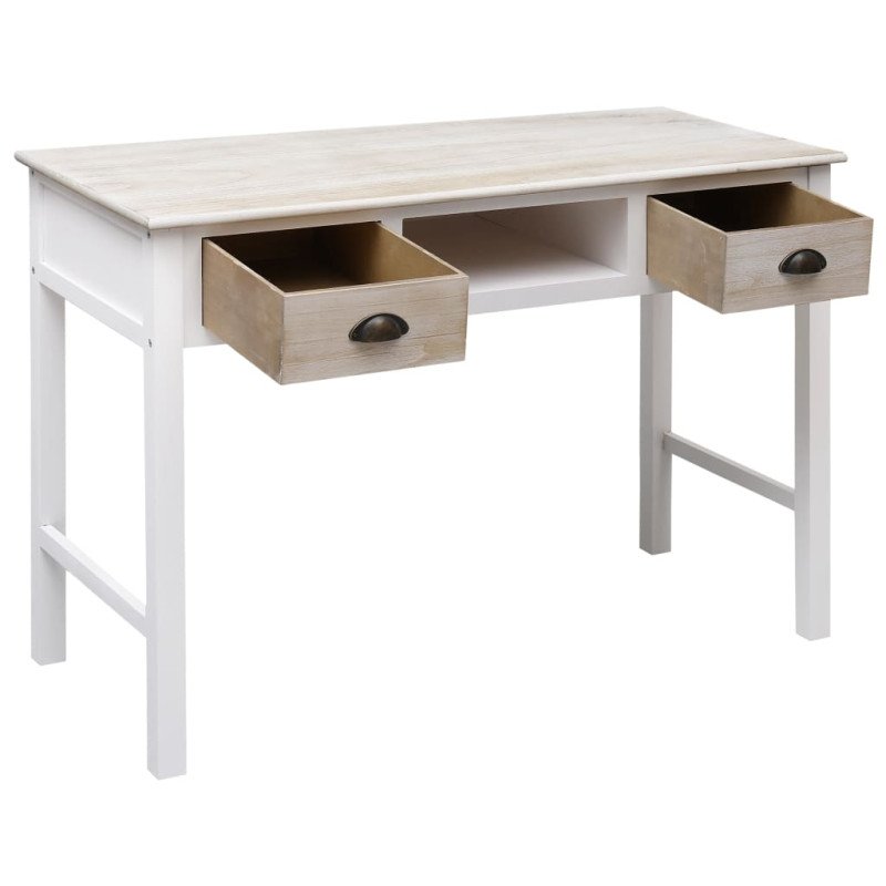vidaXL Konzolový stolík 110x45x76 cm drevený