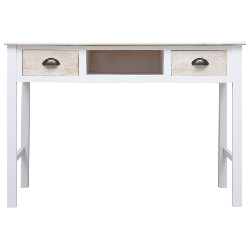vidaXL Konzolový stolík 110x45x76 cm drevený