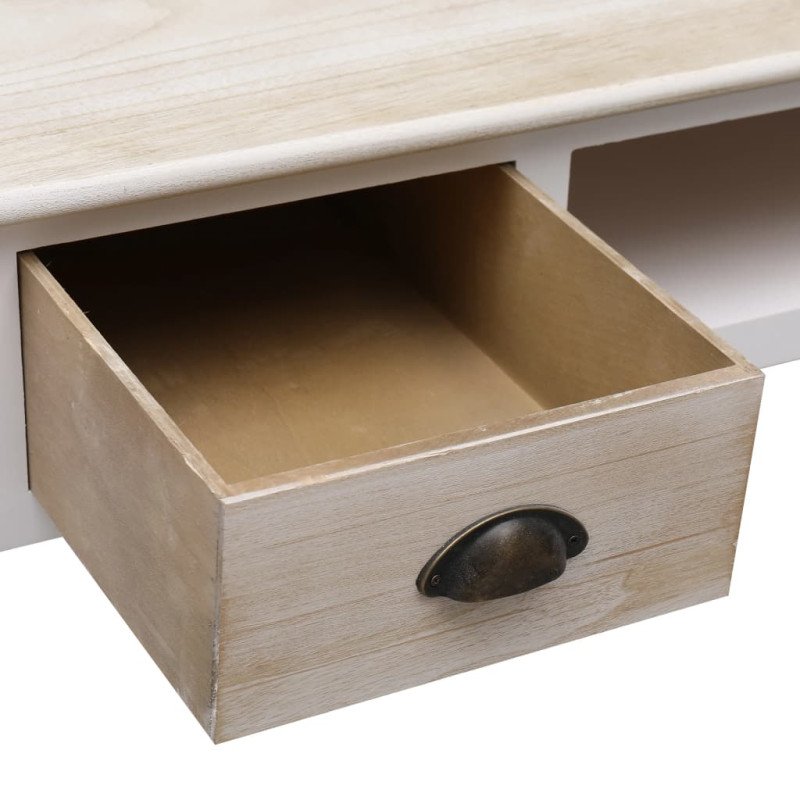 vidaXL Konzolový stolík 110x45x76 cm drevený