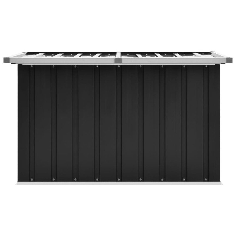 vidaXL Záhradný úložný box antracitový 109x67x65 cm