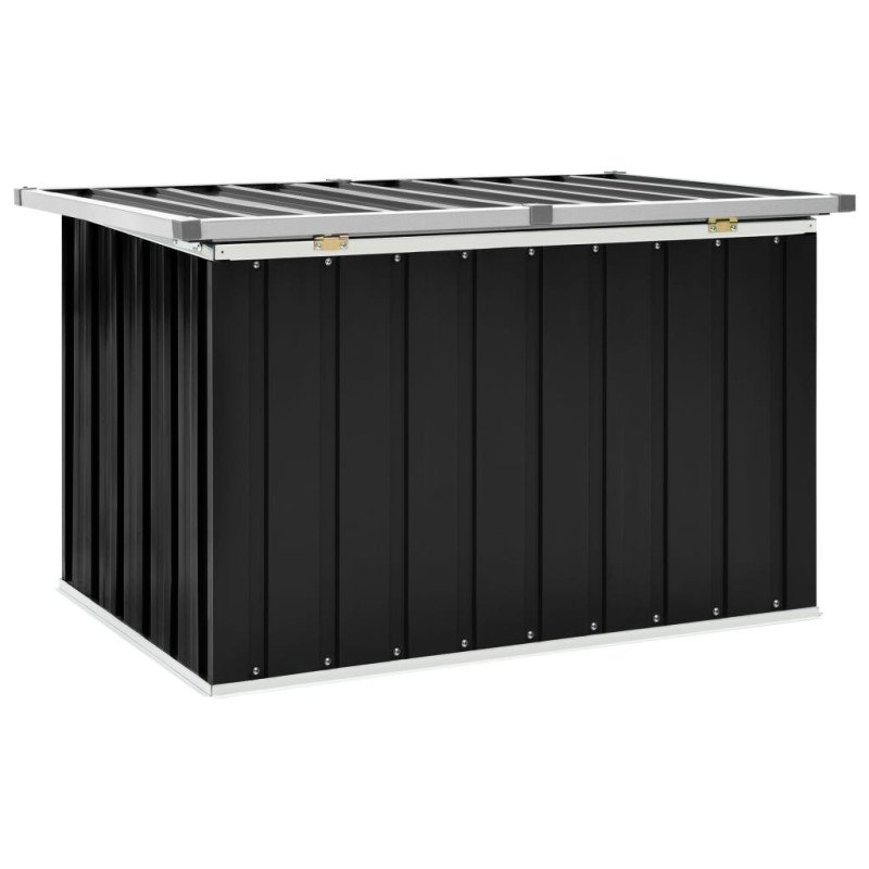 vidaXL Záhradný úložný box antracitový 109x67x65 cm