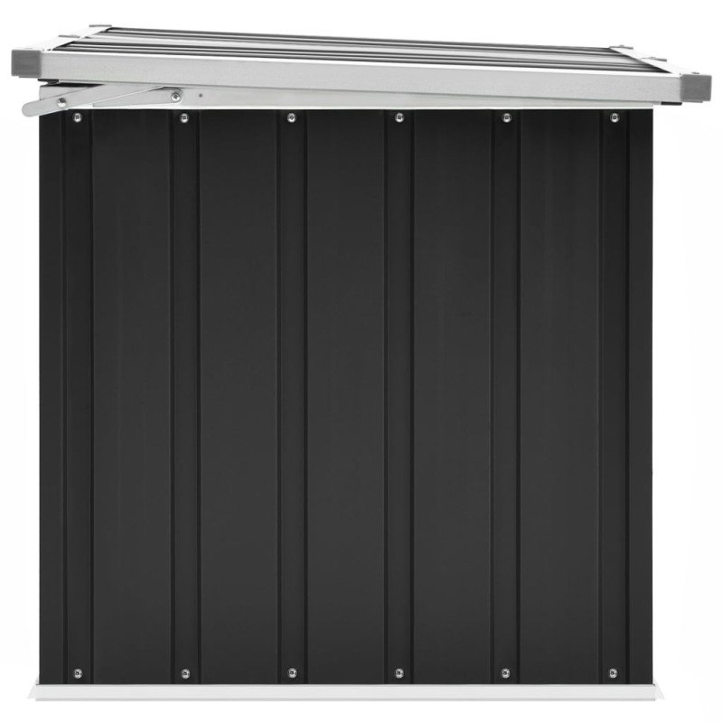 vidaXL Záhradný úložný box antracitový 109x67x65 cm