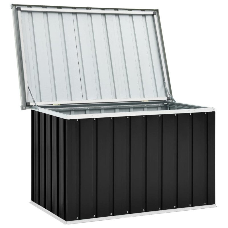 vidaXL Záhradný úložný box antracitový 109x67x65 cm