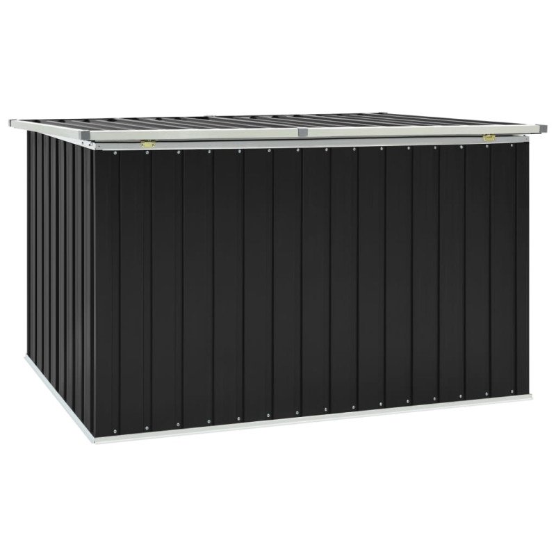 vidaXL Záhradný úložný box antracitový 171x99x93 cm