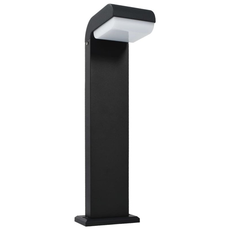 vidaXL Vonkajšia LED lampa 9 W, čierna, oválna