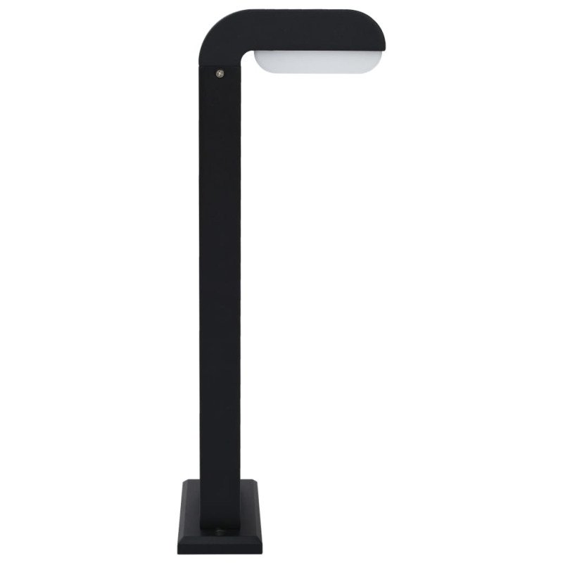 vidaXL Vonkajšia LED lampa 9 W, čierna, oválna