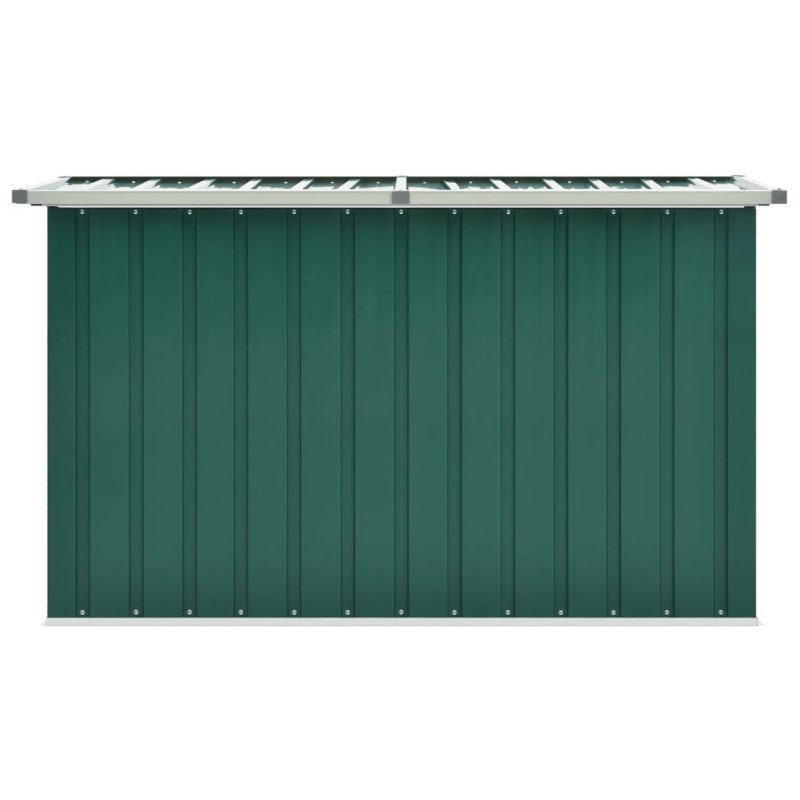 vidaXL Záhradný úložný box zelený 149x99x93 cm