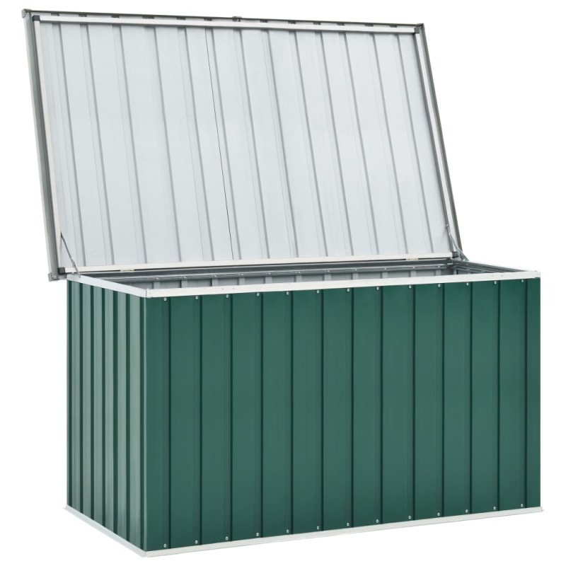 vidaXL Záhradný úložný box zelený 149x99x93 cm