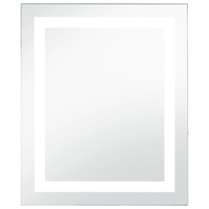 vidaXL Kúpeľňové zrkadlo s LED svetlom a dotykovým senzorom 60x80 cm