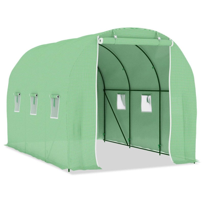 vidaXL Skleník 6,86 m² 3,43x2x2 cm
