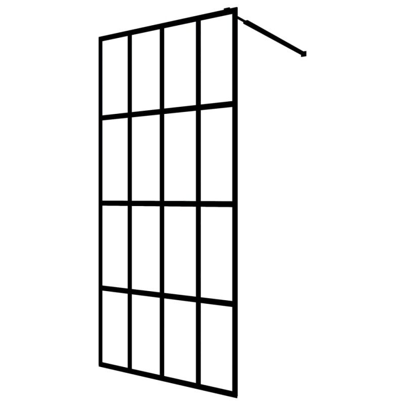 vidaXL Sprchová zástena walk-in, matné tvrdené sklo 80x195 cm