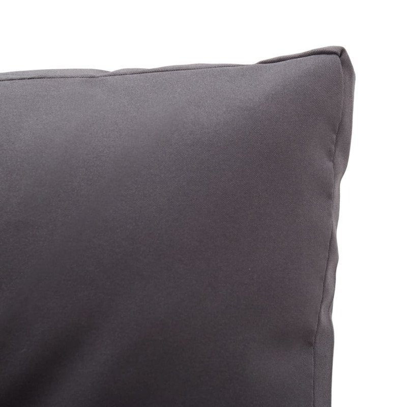 vidaXL 2-miestna záhradná pohovka s podložkami sivá 124 cm polyratanová