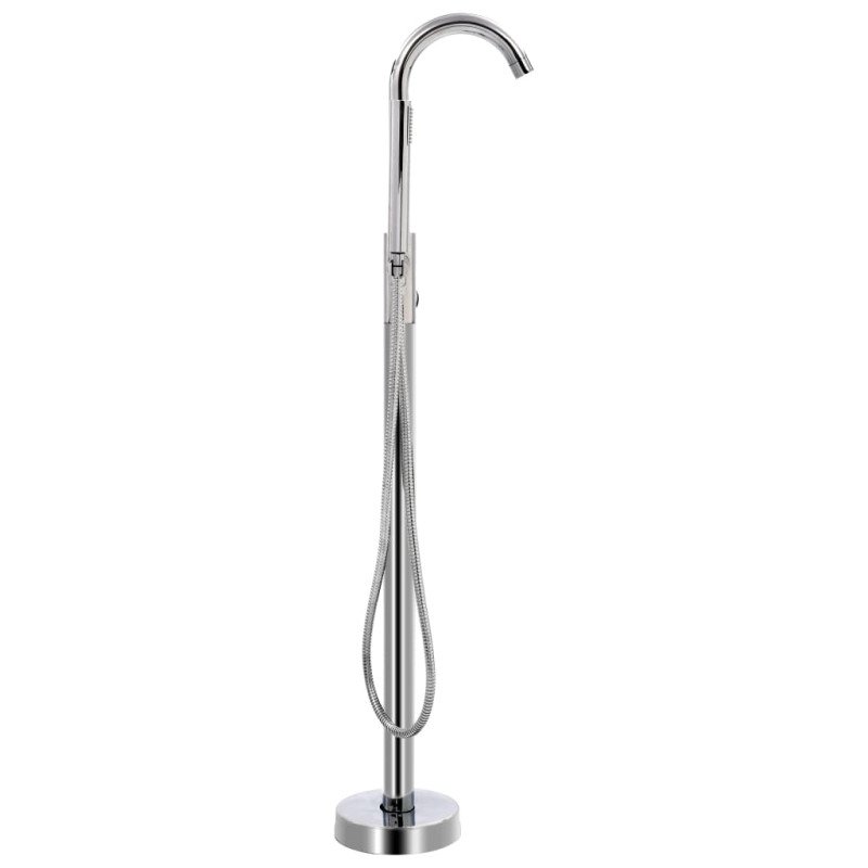 vidaXL Voľne stojaca vaňová batéria 118,5 cm nehrdzavejúca oceľ
