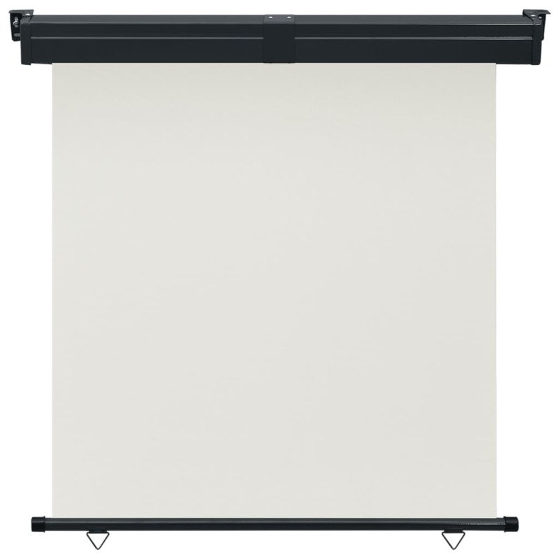 vidaXL Bočná markíza na balkón 170x250 cm, krémová