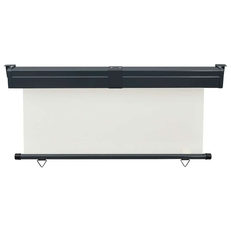 vidaXL Bočná markíza na balkón 170x250 cm, krémová
