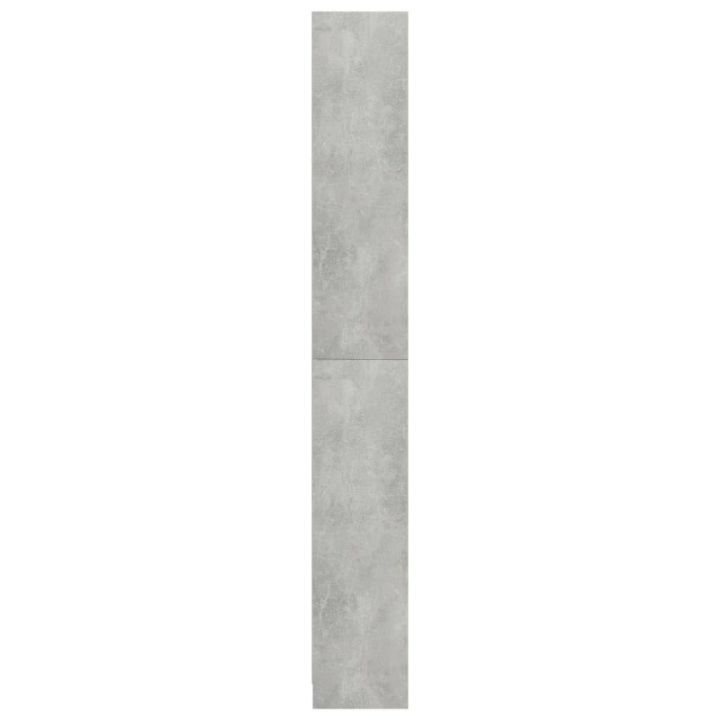 vidaXL Knižnica, 5 políc, betónovo sivá 80x24x175 cm, kompozitné drevo