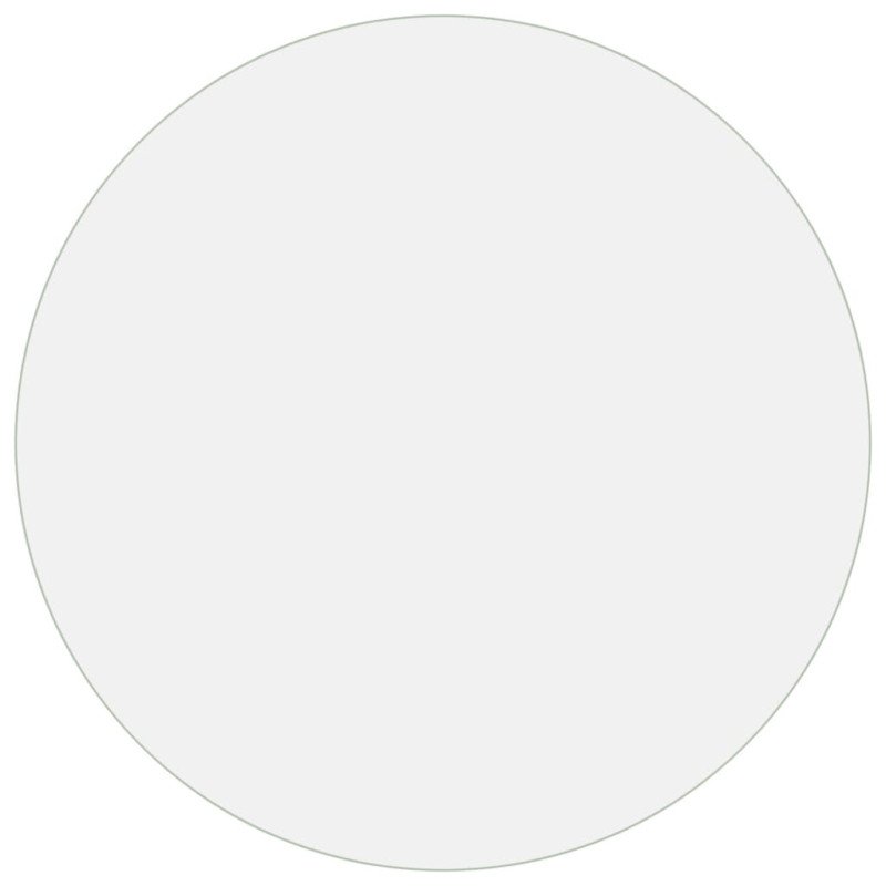 vidaXL Chránič na stôl priehľadný Ø 100 cm 2 mm PVC