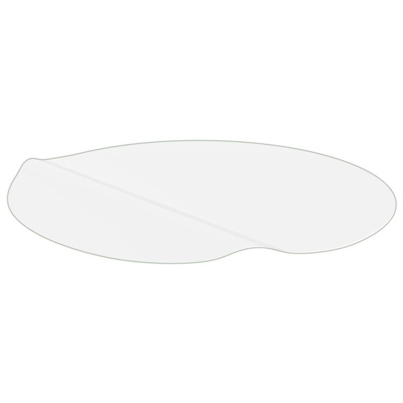 vidaXL Chránič na stôl priehľadný Ø 100 cm 2 mm PVC