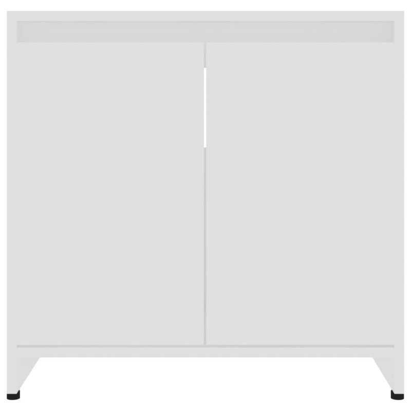 vidaXL Skrinka do kúpeľne, biela 60x33x61 cm, kompozitné drevo