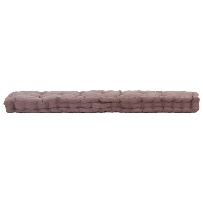 vidaXL Podložka na paletový nábytok 120x40x7 cm, sivohnedá