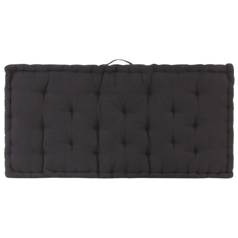 vidaXL Podložka na paletový nábytok 120x80x10 cm, čierna