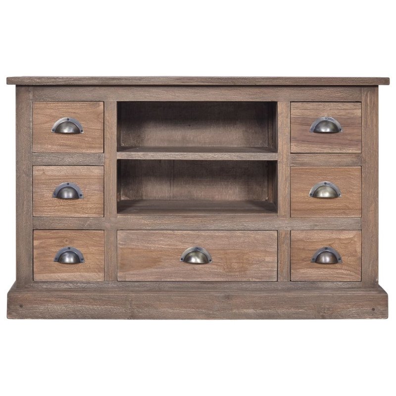 vidaXL Komoda 90x30x58 cm masívne teakové drevo