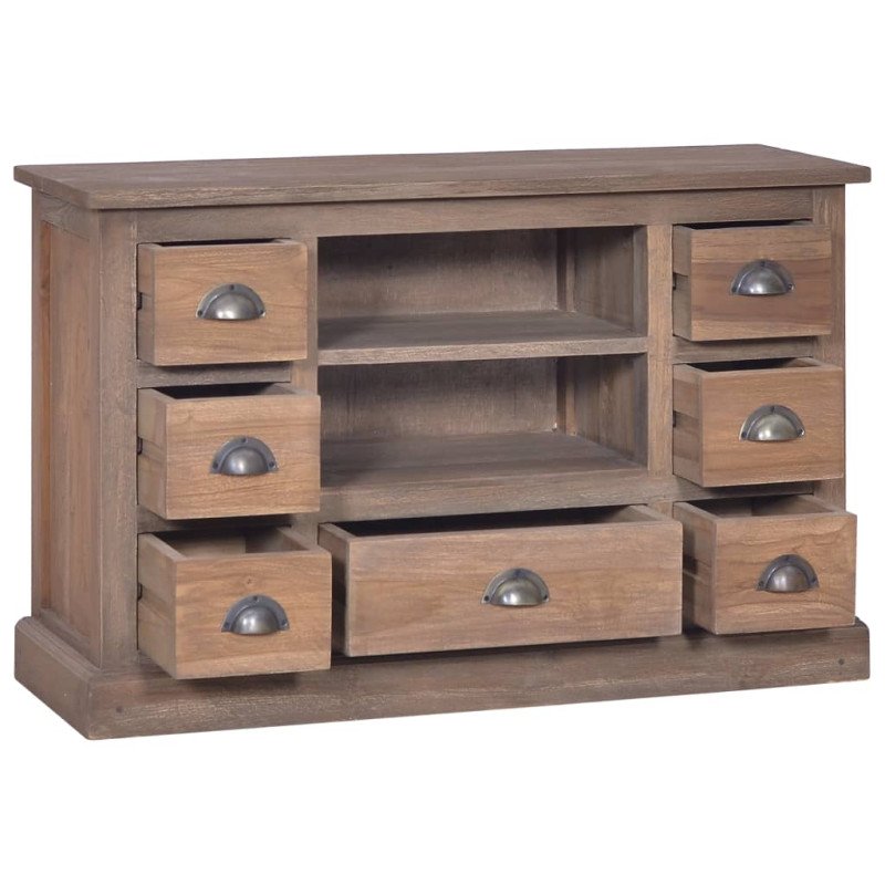 vidaXL Komoda 90x30x58 cm masívne teakové drevo