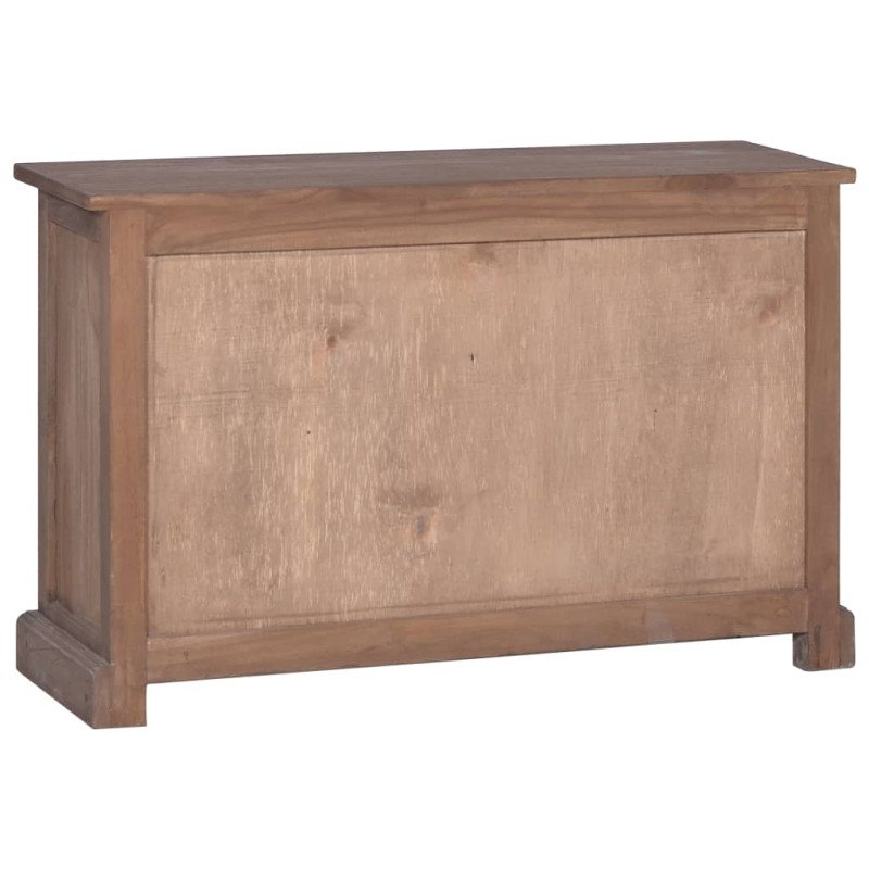 vidaXL Komoda 90x30x58 cm masívne teakové drevo