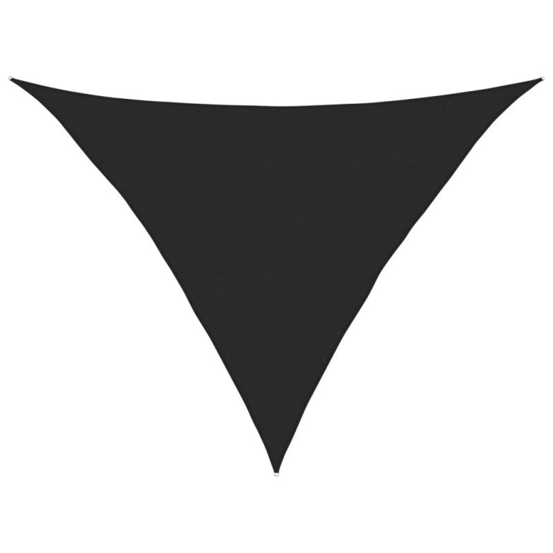 vidaXL Tieniaca plachta 160 g/m² čierna 5x5x6 m HDPE