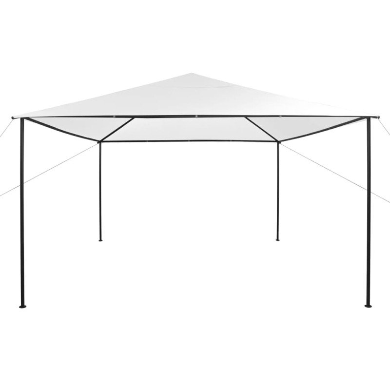 vidaXL Altánok 4x4x3 m, biely 180 g/m²