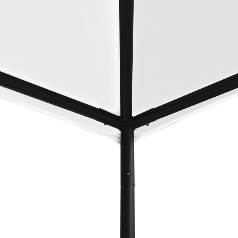 vidaXL Altánok 4x4x3 m, biely 180 g/m²