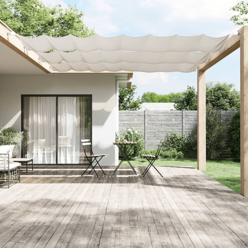 vidaXL Vertikálna markíza biela 60x420 cm oxfordská látka