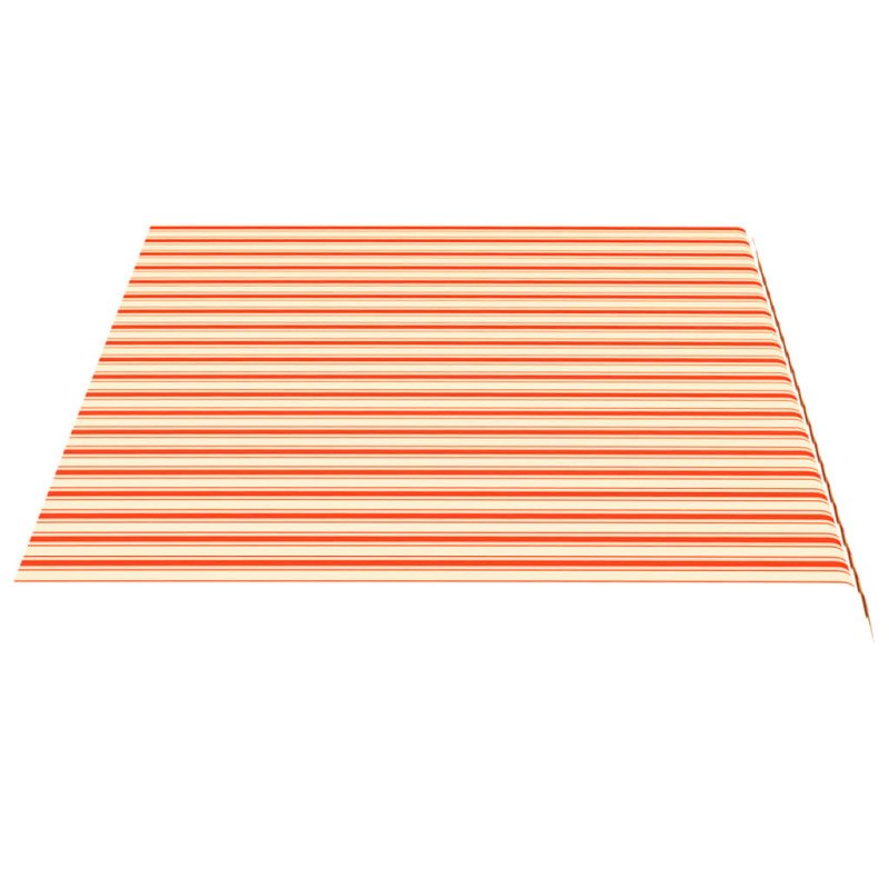 vidaXL Náhradná látka na markízu žlto-oranžová 4,5x3 m