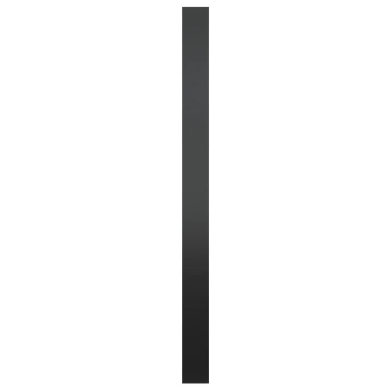 vidaXL Nástenné zrkadlo čierne 40 cm