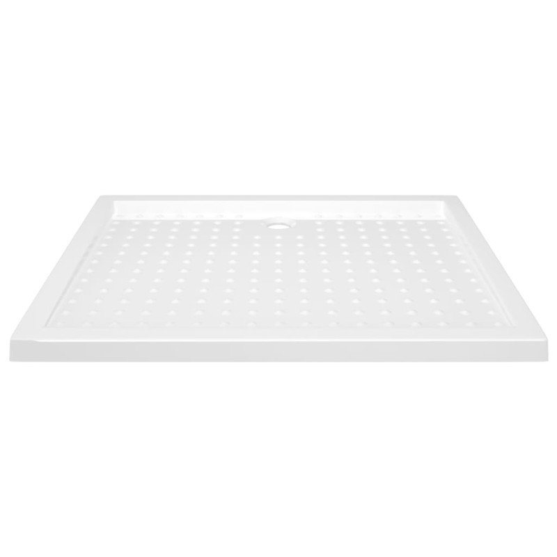 vidaXL Sprchová vanička s protišmykovými výbežkami biela 80x100x4 cm ABS