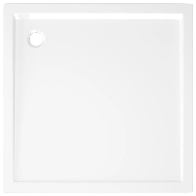vidaXL Štvorcová sprchová vanička z ABS 90x90 cm