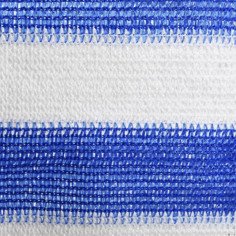 vidaXL Balkónová markíza modrá a biela 120x600 cm HDPE