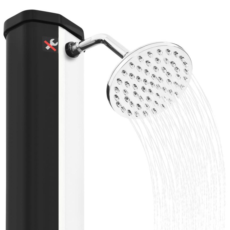 vidaXL Vonkajšia solárna sprcha so sprchovou hlavicou a kohútikom 35 l