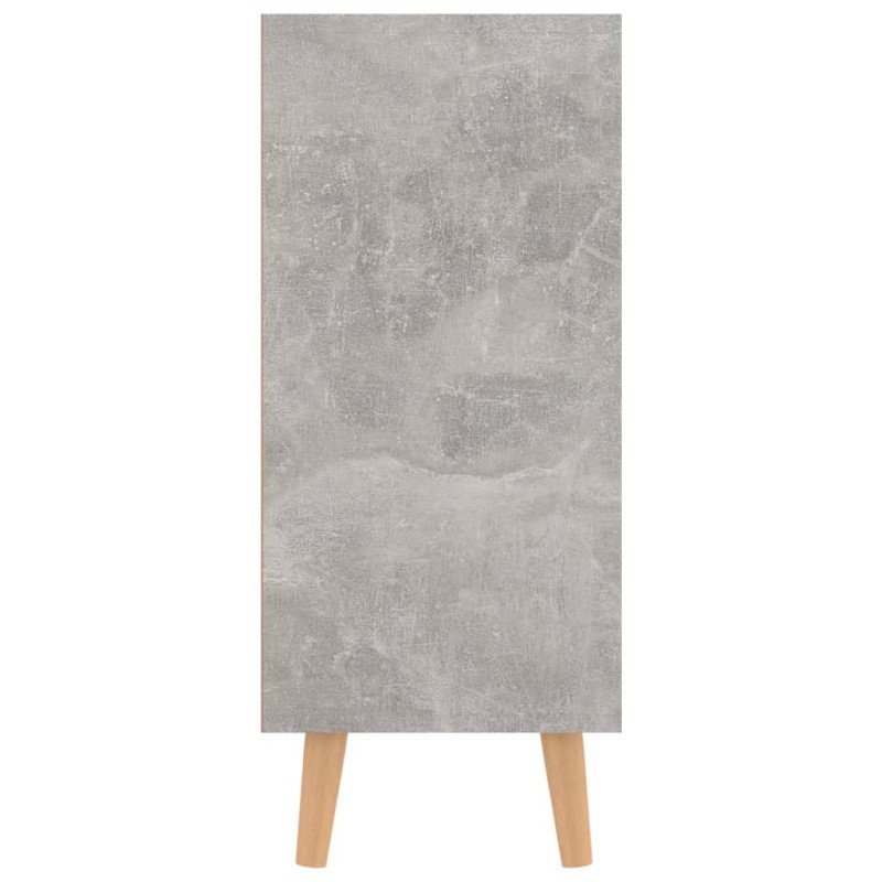 vidaXL Komoda, betónovo sivá 90x30x72 cm, kompozitné drevo
