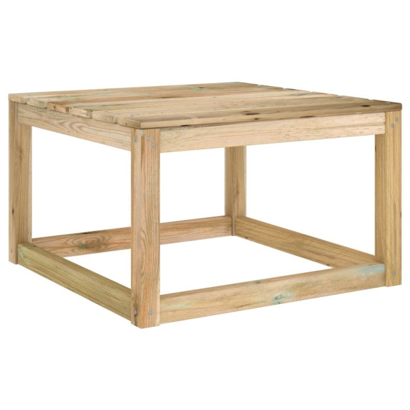 vidaXL Záhradné stoly z paliet 2 ks 60x60x36,5cm impregnovaná borovica