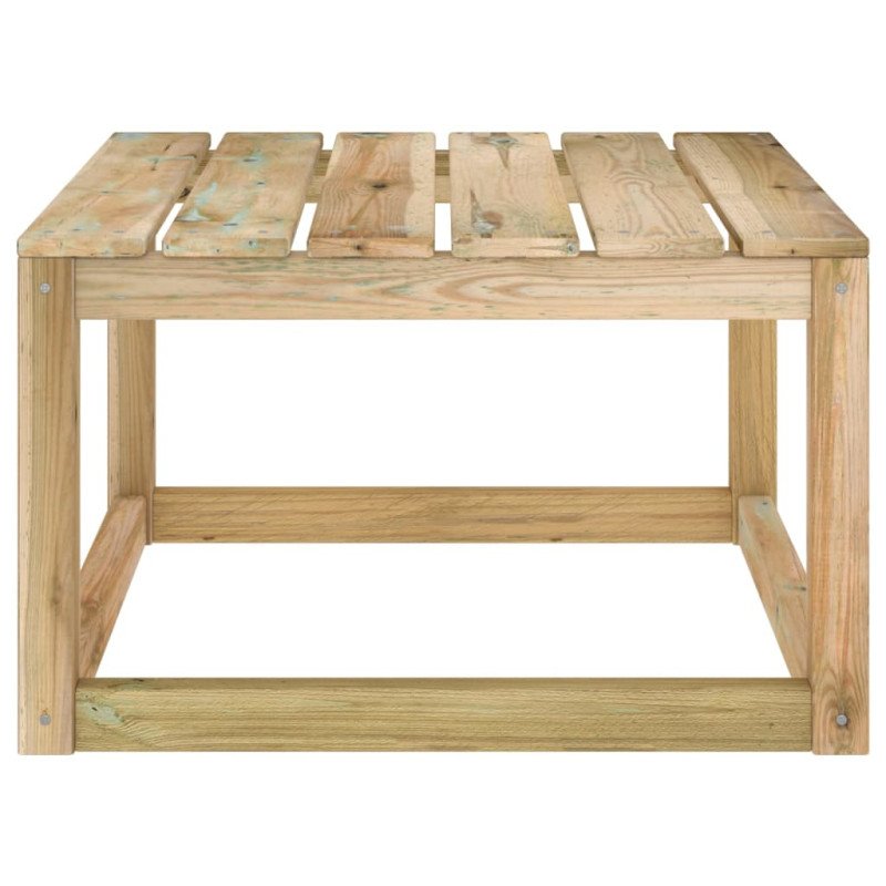 vidaXL Záhradné stoly z paliet 2 ks 60x60x36,5cm impregnovaná borovica