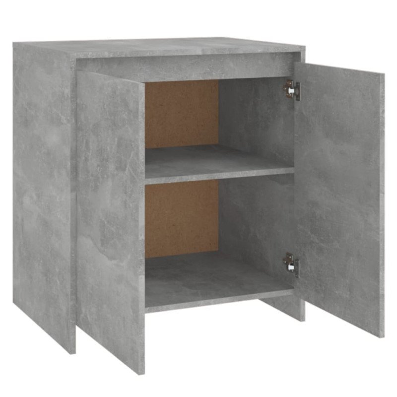 vidaXL Komoda betónovo sivá 70x41x75 cm spracované drevo