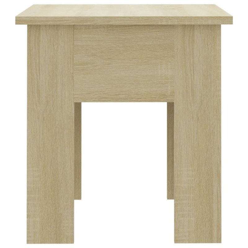 vidaXL Konferenčný stolík vo farbe dubu sonoma 40x40x42 cm drevotrieska 
