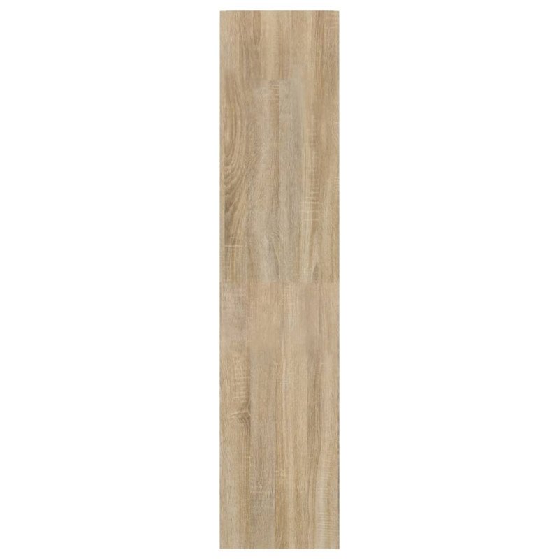 vidaXL Knižnica/deliaca stena dub sonoma 40x30x135 cm