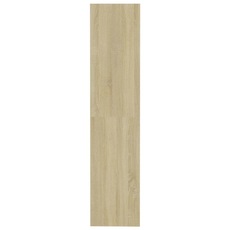 vidaXL Knižnica/deliaca stena dub sonoma 80x30x135 cm drevotrieska