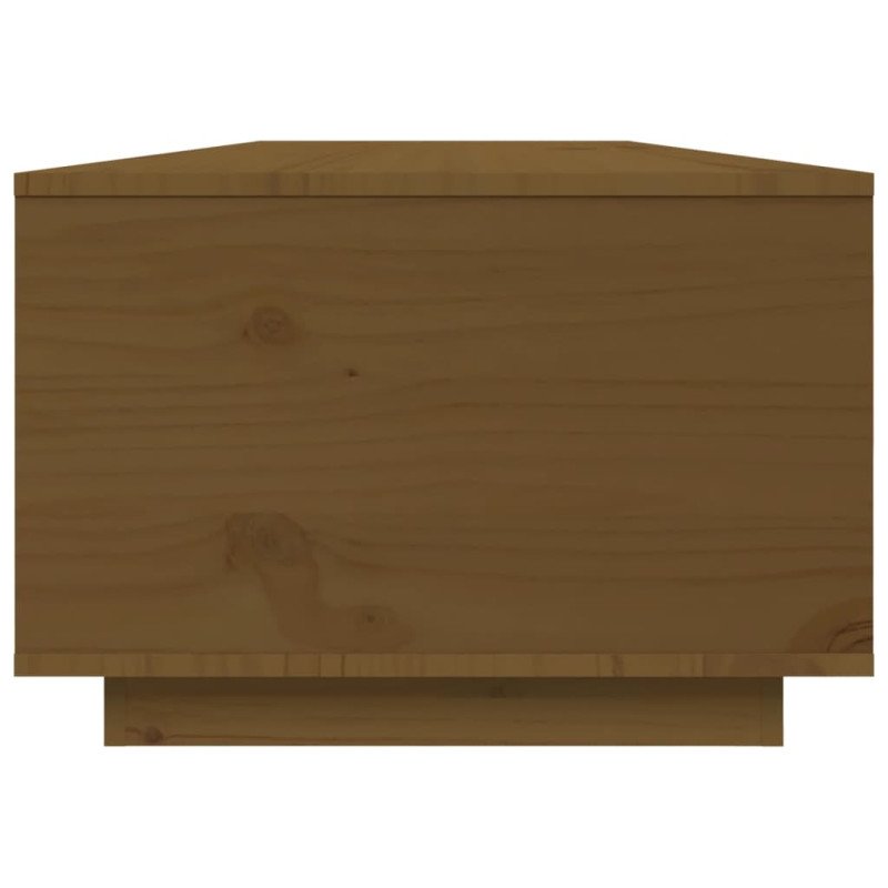 vidaXL Konferenčný stolík medovo-hnedý 80x50x35,5 cm borovicový masív