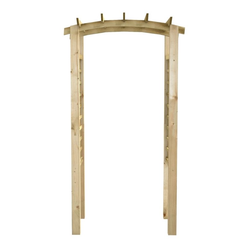 vidaXL Záhradný oblúk 110x60x210 cm impregnovaná masívna borovica